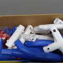 Pool Basketball Hoop, 3-in-1 Floating Basketball Hoop & Football Ring Games with 5 Balls 12 Rings and Pump, Outdoor Family Party Water Swimming Pool Basketball Toys for Kids Ages 4-8 8-12