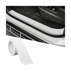 FALVFUN Car Door Edge Guard Sill Protector, Anti Collision & Scratch Vehicle Adhesive Wrap Film for Threshold Paint Protection, Waterproof Sill Trim Strips, Universal Automotive Accessories (White)