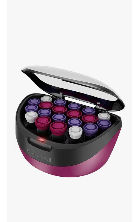 Remington Ionic Conditioning Hair Setter, 20 Velvet Hair Rollers, 6 Large (1¼”), 10 Medium (1"), 4 Small (¾”), Blowout Style Hair Curlers