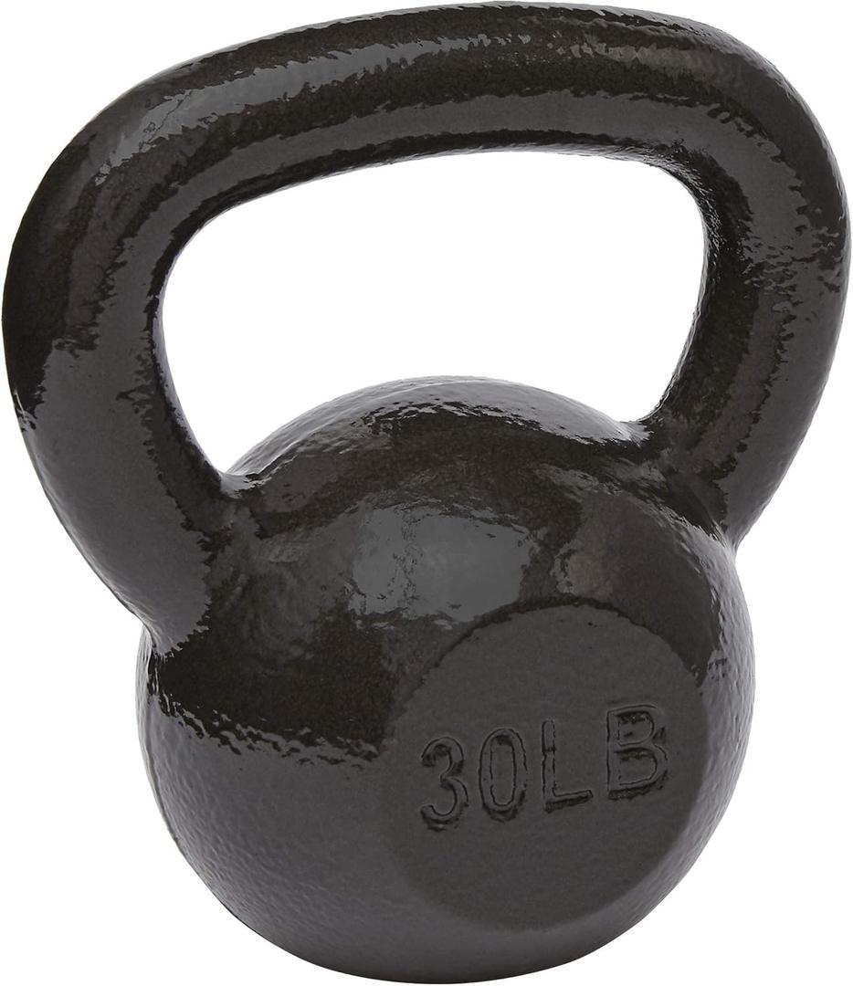 Amazon Basics Cast Iron Kettlebell, 30lb
