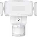 LEPOWER LED Security Lights Motion Sensor Light Outdoor, 38W 4200LM Light, 5500K, IP65 Waterproof, 3 Head Detected Flood Light for Garage, Yard, Porch (White)
