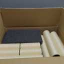 Pawque Dog Stairs & Cat Scratching Post Pet Steps for High Bed Couch, High-Strength Boards Hold up to 150 lbs for Indoor Small Cats Kittens Dogs Climbing Playing, 4 Combination Options, 4 Steps-Grey