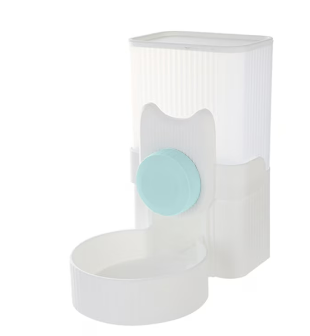 HHBEAUTY Pet Feeder Waterer Hanging Dog Cat Food Water Dispenser, Auto Gravity Pet Feeder and Waterer , Travel Food Water Bowl Rabbit Feeder for Ferret Small and Medium Animals