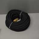 Easy to Use Garden Hose 50 FT, Lightweight and Leak-Proof Heavy-Duty Flexible Water Hose 50FT with Reinforced TPE Core, 3/4" Solid Brass Fittings, Ultra-Flow Manguera Para Jardin, Built to Last