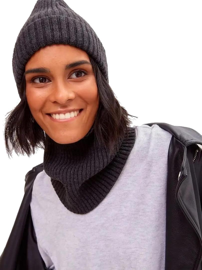 Winter Neck Warmer Scarf Neck Gaiter for Men Women, Windproof Neck Warmer Ski, Tube Circle Neck Scarves (Gray)