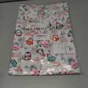 Christmas Microfiber Scrub Top, 100% Polyester, Brushed Fabric, Red (2X)