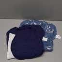 ZIGJOY Sleep Sack Swaddle 1.0 Tog Baby Wearable Blanket 100% Cotton Baby Swaddle Blanket for Newborns 0-6 Months Space&Blue