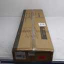 47.2" Console Sofa Table with 3 Tier Storage Shelves, Entryway Table with Tempered Gray Glass for Living Room, Hallway, Dinning Room, Bedroom, Dual-Purpose Modern Style & Anti-tip, Black