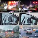 2 x Glass Oil Film Remover for Car, Roll-On Glass Compound with Cleaning Board, Handheld Glass Oil Film Cleaning Brush Removes Oil Film & Smudges 100ml