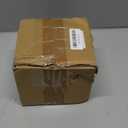 VanEnjoy 5.5 inch Large Round Bohemian Style Ceramic Planter, Geometry Engrave Off White Brown Succulent Planter Flower Pot - Indoor Outdoor Decorative Planter (#01)