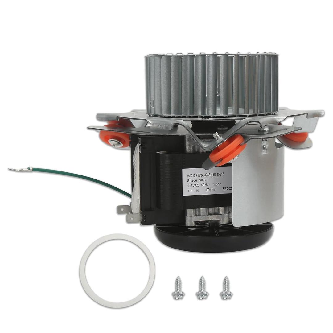 HC21ZE123A Furnace Draft Inducer Blower Motor Assembly Compatible with Carrier/Bryant/Payne and Jakel Furnaces Models Replace# HC21ZS123 HC21ZE123 J238-150-15215 J238-150-15215AT