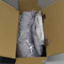Homemate Heated Blanket Electric Throw - 50"x60" Heating Blanket Throw 1/2/4/6/8 Hours Auto-Off 10 Heat Level Over-Heat Protection Flannel Sherpa ETL Certification (01 - Light Grey)