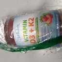 Vitamin D3 K2 Gummies 5000IU Sugar Free Supplement, 60 Count: EXP:05/28/2028