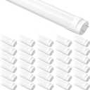 30 Pack T8 LED Bulbs 4 Foot Type A+B, 24W 3200LM 5000K Daylight, Plug and Play, F32T8 or F40T12 Fluorescent Light Bulbs 48 Inch Tube Lights Replacement, Double or Single End Powered