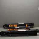 JADDUO Telescoping Ladder A Frame, 16.5 Ft Compact Aluminum Extension Ladder, Portable Telescopic RV Ladder for Outdoor Camper Trips Motorhome with Tool Platform and Stabilizer Bar, 330 lbs Black