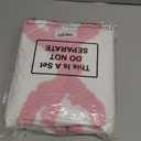 Tinideya Pink Bow Bathroom Rug 20" x 32" Scalloped Bow Bath Mat Non Slip Coquette Rug Cute Aesthetic Carpet Preppy Room Decor Microfiber Absorbent Bathroom Mat for Valentines Bathtub Shower Bedroom