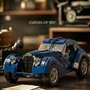 Nifeliz Atlantic Sports Car Building Set for Adults, 1:14 Scale Vintage Grand Tourer Model Set, Collectible Classic Vehicle Building Model Gift for Car Lovers (1,127 PCS, NF10320), Small