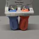 Tommee Tippee Insulated Sporty Spill-Proof Straw Cup, 12 Months+, 9oz, Toddler Training Sippy Cup, Sporty Carry Handle, Bite Resistant Spout, Flip Lid Keeps Straw Clean, Pack of 2, Blue and Red