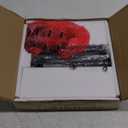 TUTOTAK Tall Round Side Table, Small End Table, Beside Table, Drink Table, Pedestal Side Table, livingroom, Black TB01BK065