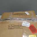 IBUYKE Faux Fur Vanity Stool Chair, Furry Makeup Stool Ottoman, Soft Padded Seat, Round Footrest Footstools with 4 Metal Legs, for Living Room Bedroom Entryway, Pink LG-32P