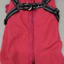 Lelepet Dog Coat 3 in 1 Waterproof Dog Winter Jacket with Harness Built in Windproof Snow Jakcet with Detachable Fleece Sweater Lining Reflective Thermal Cold Weather Coats for Small Medium Large Dogs (Rose Red) L