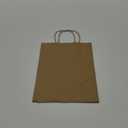 FACEBAG 50-Pack Brown Paper Bags with Handles Bulk, 8x4.25x10.5 Inches,Medium-sized Gift Bags with Handles for Party FavorsTake-OutGrocery Shopping & RetailReusable & Durable