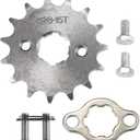 uxcell 1 Set 428 15T 20mm Motorcycle Front Engine Sprocket for 50cc 70cc 90cc 110cc 125cc Dirt Pit Bike Mini Bike ATV