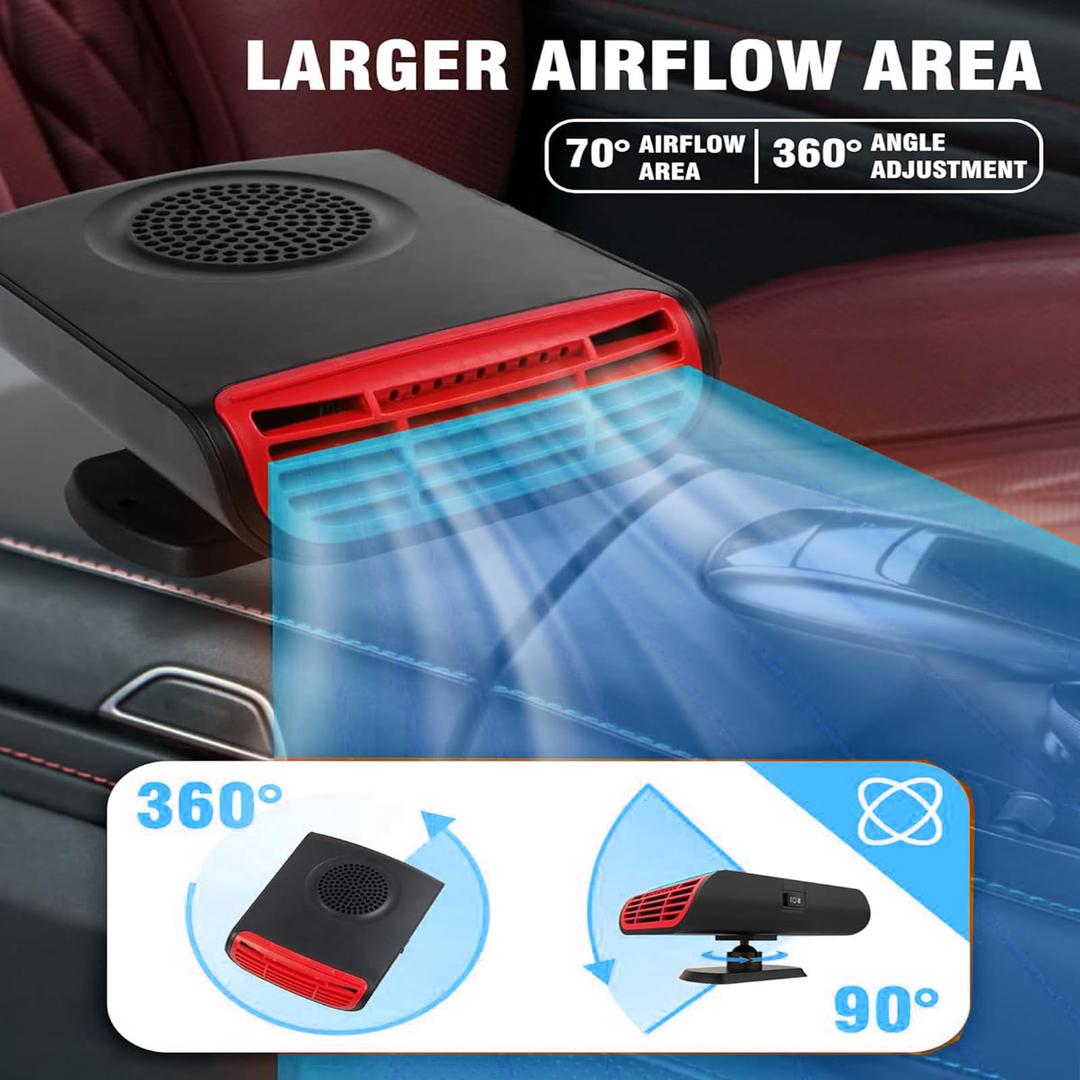 Car Heater - Portable Car Heater, 12V Car Heater That Plugs Into Cigarette Lighter