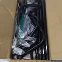 Wedding Sign Holder,Adjustable Welcome to Our Wedding Sign Stand with 2 Pack Leather Hanging Straps Heavy Duty Easel Rack Seating Chart Metal Stand for Birthday Party Baby Shower Graduation Ceremony Decoration,Black