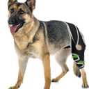 Dog Knee Brace for Luxating Patella, Dog Leg Brace Front, Dog ACL Brace Hind Leg with 6 Metal Strips to Protect Knee Joint, Provide Stable Support and Relief Pain, Help Resume Normal Activities XL