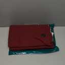 USB Portable Heated Electric Blanket - Cordless Heated Throw Blanket for Outdoor with 3 Heating Levels-Wearable Shawl for Travel,Camping,Bed-Winter Gifts for Women(Battery Not Included) (Dark Red)