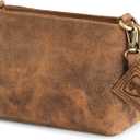 BERLINER BAGS Vintage Genuine Leather Shoulder Bag Marbella XS, Small Crossbody Purse for Women (Walnut)