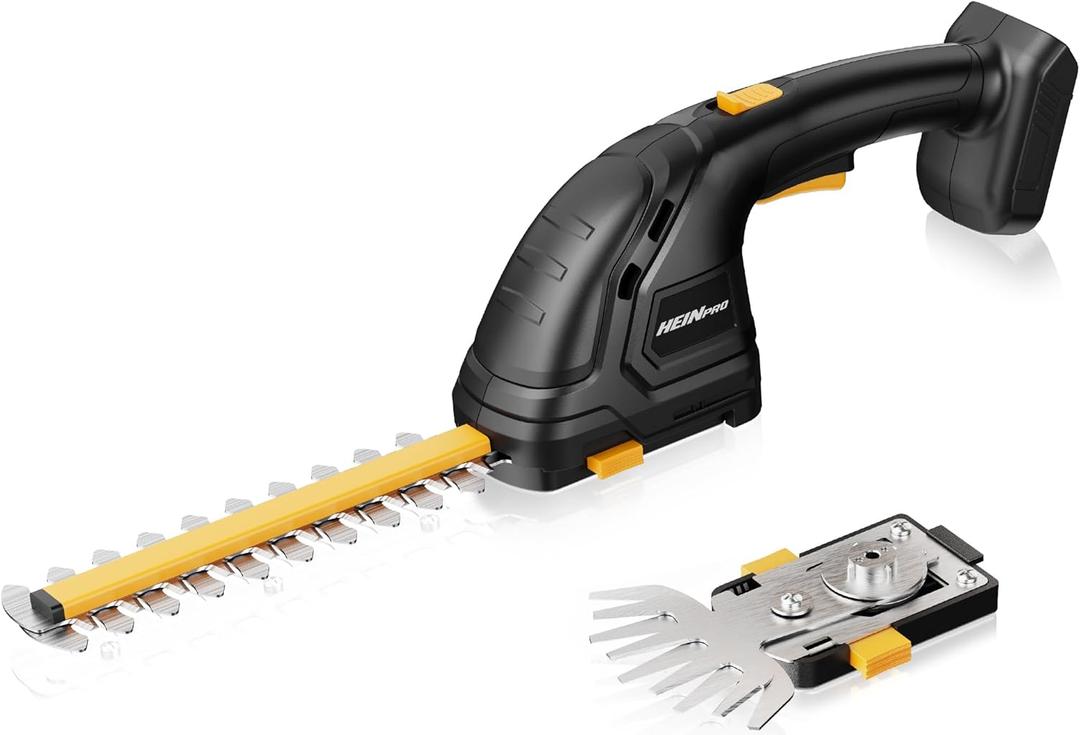 Hedge Trimmer Cordless Compatible with DEWALT 20V MAX Battery (No Battery), Electric Hedge Trimmer Cordless Grass Trimmer, Bush Trimmer Grass Shears Handheld for Yard, Garden, Lawn (8.5-INCH)