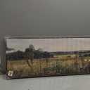 Extra Large Framed Landscape Rustic Wall Art for Living Room, Vintage Scenery Canvas Artwork Prints, Countryside Vast Field Grassland Picture Farmhouse Country Painting for Bedroom Decor 16x48 Inch (Wilderness)