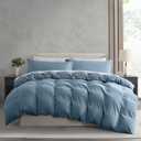 Nestl Stone Blue Duvet Cover King Size - Soft Prewashed King Duvet Cover Set, 3 Piece, with Zipper Closure, 1 Duvet Cover 104x90 inches and 2 Pillow Shams - No Comforter