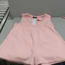 ZESICA Women's 2026 Summer 2 Piece Short Sets Sleeveless Crew Neck Suit Vest Tops High Waist Shorts Business Outfits (Large, Pink)