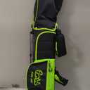 PGM Kids Junior Golf Clubs Ages 3-12, 5-Club Beginner Set Stand Bag Green, Height:3'1''-3'9''