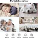 NETVUE Indoor Camera, 1080P FHD 2.4GHz WiFi Pet Camera, Home Camera for Pet/Baby, Dog Camera 2-Way Audio, Indoor Security Camera Night Vision, AI Human Detection, Cloud Storage/TF Card, Black (Black)