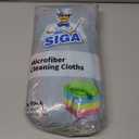 MR.SIGA Microfiber Cleaning Cloth,Pack of 12,Size:12.6" x 12.6" (Assorted)