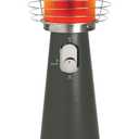 Cuisinart Portable Tabletop Patio Heater, 11,000 BTU Outdoor Propane Heater with Safety Tilt Switch and Adjustable Heat, Burner Screen Guard, 30 sq. Foot Heat Range, Gray