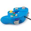 Arrocent GC Controller, Replacement for Gamecube Controller, Compatible with Wired USB Game Cube Controller/PC Windows 7 8 10 PC (Blue)