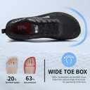 MRIP Men's Wide Barefoot Walking Shoes Wide Toe Box & Zero Drop Sole Sneakers for Men Zero Drop Running Shoes for Men