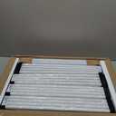 Ulif E7 Heavy Duty Garment Rack, Clothes Organizer and Storage Rack with Expandable Hangers, Metal Clothing Rack with 6 Wire Shelves, (52.3"-72") W x 14.5" D x 71.2" H, Load 838 LBS, White