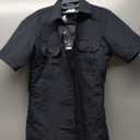 Propper Men's Edgetec Tactical Short Sleeve Shirt (Large Navy)