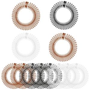 12pcs Claw Headband, Comb Headband, 90s Zig Zag Headbands, Spiky Headbands for Womens with Teeth, Flexible Stretch Hair Band, Hair Wrap Holders for Women, Girls and Sports, 3 Colors