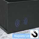 LIFELUM Gift Box 13.5''x10''x4'' Large Gifts Box with Magnetic Lids Black Gift Boxes for Mom Gifts Contains Card, Ribbon, Filler Mother's Day