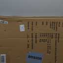 U Brands Farmhouse Linen Bulletin Board, 30" x 20", White Wood Frame, Wall Mounted Pin Board for Home Office, Classroom & Kitchen, Includes Push Pins