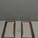 2PCS License Plate Frame Brown Blurred Rust-Proof Aluminum License Plate Frames Vehicle Accessory for Easy Car Decoration, Universal Fit (Round Hole)