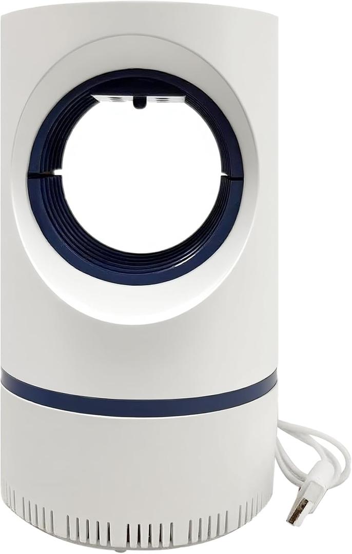 Fan Powered Fruit Fly Trap Flying Insect Traps Indoor Bug Catcher for Mosquitoes Gnats Fruit Flies Mosquito Killer Effective Blue & UV Light