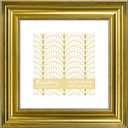 VIOLABBEY 5x5 Picture Frame Gold, Vintage Photo Frames Square, Fits Pictures 3.5x3.5 with Mat or 5 x 5 without Mat, Display for Tabletop and Wall